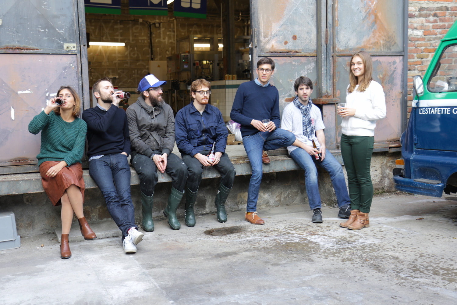 Les bureaux de Gallia : une microbrasserie à Pantin